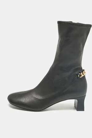 Stella McCartney Faux Leather Falabella Ankle Boots Size 36