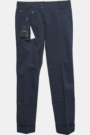 Dolce & Gabbana Gabardine Cropped Trousers S