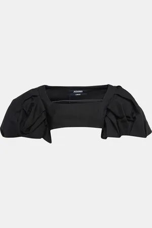 Jacquemus Wool Blend Exaggerated Sleeve Le Haut Camargue Top M