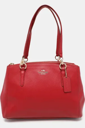 Coach Leather Christie Top Zip Satchel