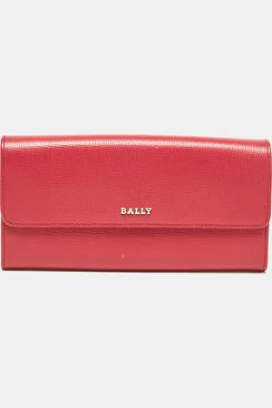 Bally Leather Logo Flap Continental Wallet