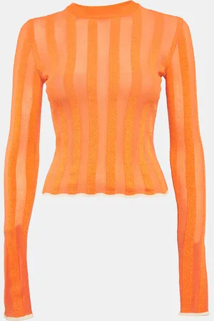 Loewe Logo Jacquard Knit Long Sleeve Top S