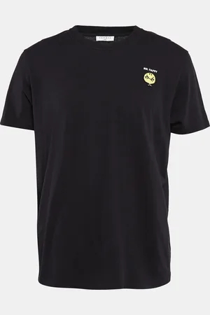 Sandro Knit Applique Detail Crew Neck T-Shirt XL