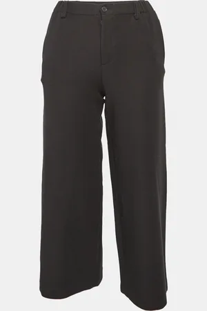 Maje Cotton Polaris Wide Leg Crop Trousers XS