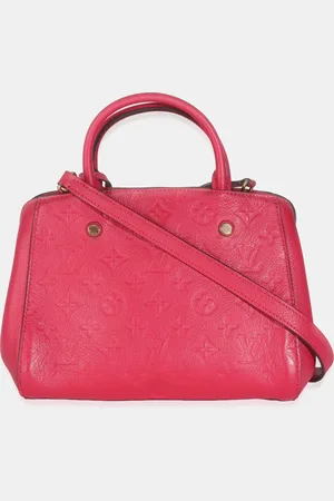 LOUIS VUITTON Dahlia Monogram Empreinte Montaigne BB Bag