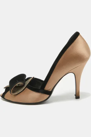 Fendi /Black Satin and Velvet D