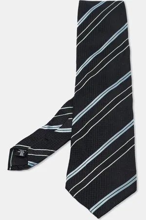 Emporio Armani Striped Silk Traditional Tie