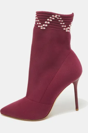 MALONE SOULIERS Knit Fabric Ankle Length Boots Size 39