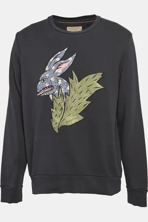 Burberry Monster Rabbit Print Cotton Knit Sweatshirt XL