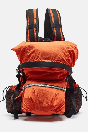 Bottega Veneta Nylon Webbing Trimmed Shell Backpack