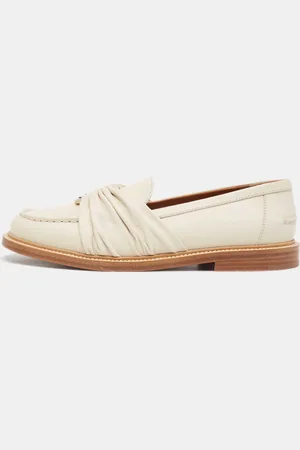 Chloé Leather C Slip On Loafers Size 40