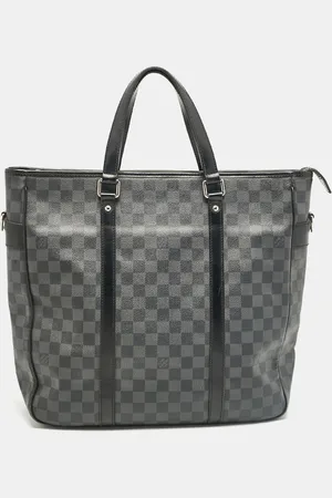 LOUIS VUITTON Damier Graphite Canvas Tadao Bag