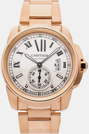 Cartier 18k Rose Gold Calibre de Cartire W7100018 Automatic Men