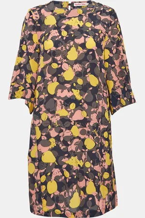 See by Chloé Fruit Print Silk Mini Dress S