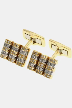 PIAGET 18k Gold Diamond Cufflinks