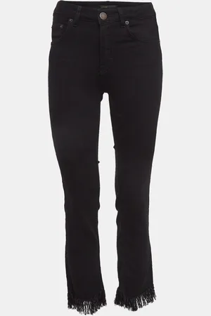 Maje Denim Raw Edge Skinny Jeans S Waist 28"