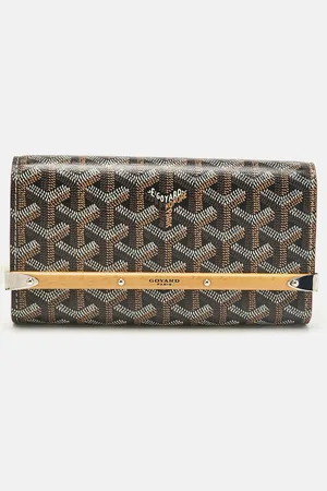 GOYARD Ine Coated Canvas and Leather Mini Monte Carlo Case
