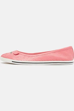 Marc Jacobs Perforated Leather Mouse Flats Size 39