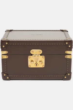 LOUIS VUITTON Leather Boite Montre Case
