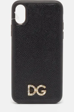 Dolce & Gabbana DG Logo Crystals iPhone X Case