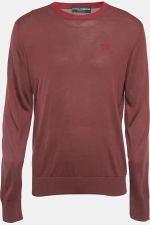 Dolce & Gabbana Silk Knit Crew Neck Sweatshirt XL