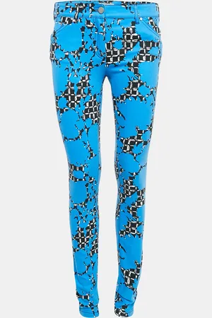 Balenciaga Printed Denim Skinny Jeans S Waist 30"