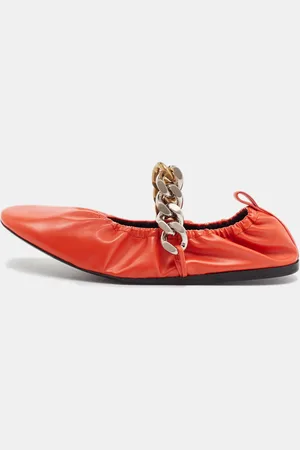 Stella McCartney Faux Leather Falabella Soft Ballet Flats Size 38