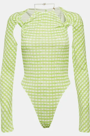 Jacquemus Checks Jersey Le Body Nodi Bodysuit S