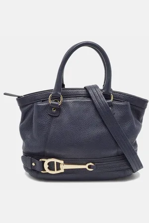Aigner Leather Cavallina Satchel