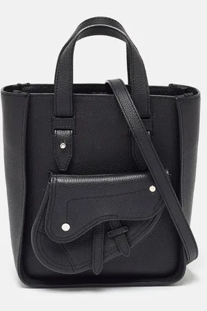 Dior Leather Saddle Tote