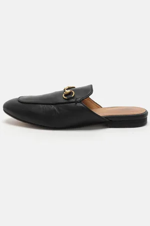 Gucci Leather Princetown Horsebit Mules Size 36.5