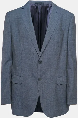 HUGO BOSS Patterned Virgin Wool Single Breasted Blazer S