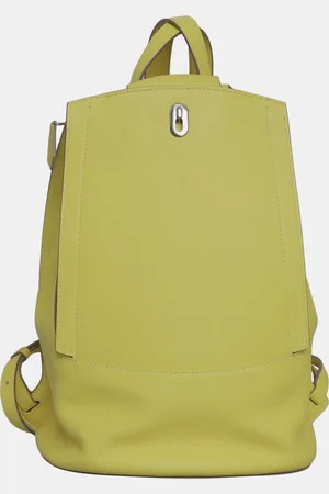 Hermès Lime Evercolor Leather GR24 Backpack