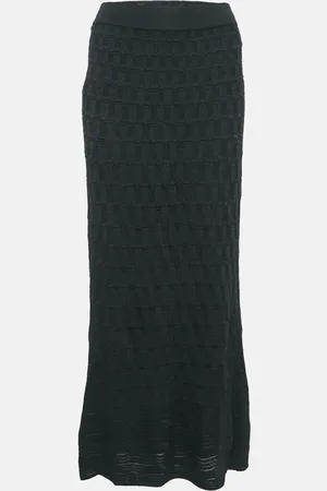 M Missoni Patterned Knit Maxi Skirt S