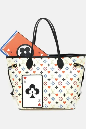 LOUIS VUITTON Monogram Canvas Neverfull MM Game On Tote Bag