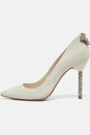 SOPHIA WEBSTER Suede Pointed Toe Pumps Size 40.5