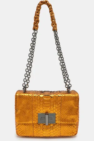 Tom Ford Python Natalia Chain Shoulder Bag