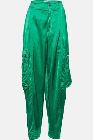 Bottega Veneta Fluid Satin Cargo Pants L