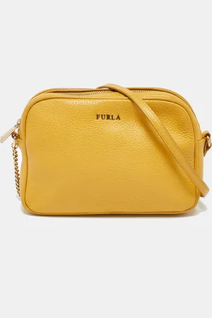 Furla Leather Lilli Camera Crossbody Bag
