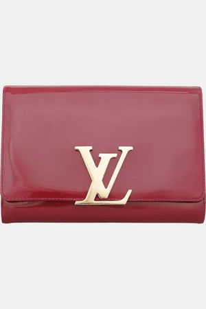 LOUIS VUITTON Patent Leather Louise MM Clutch