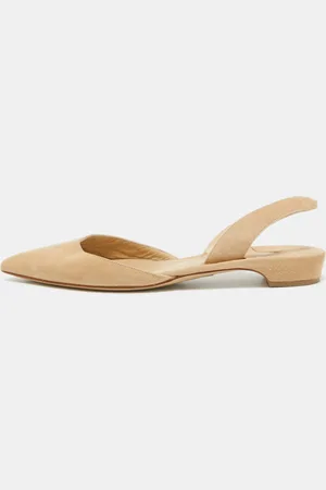 PAUL ANDREW Suede Rhea Slingback Ballet Flats Size 38
