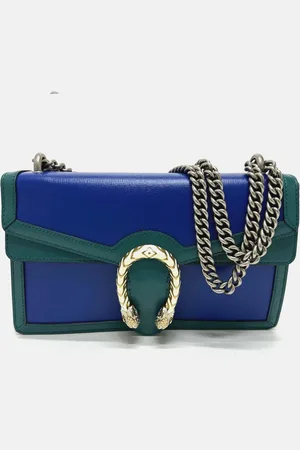 Gucci Green Bicolor Chain shoulder bag