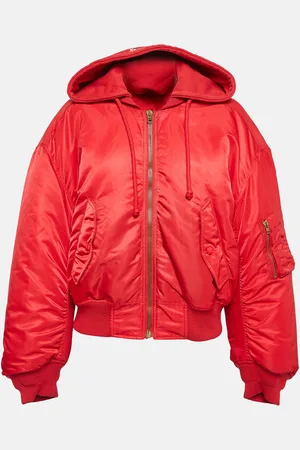 Vetements Synthetic Zip-Up Puffer Hooded Jacket M