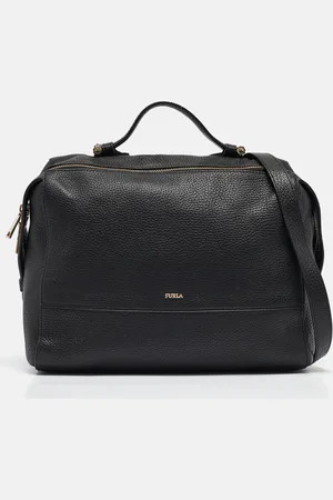 Furla Leather Top Zip Satchel