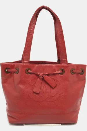 CHANEL Cc Mark Bag Vintage Tote Bag