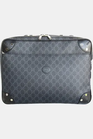 Gucci Grey Silver GG Supreme Backpack
