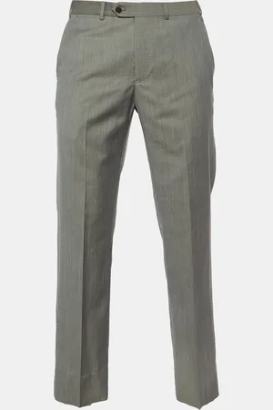Emporio Armani Virgin Wool Straight Leg Trousers M