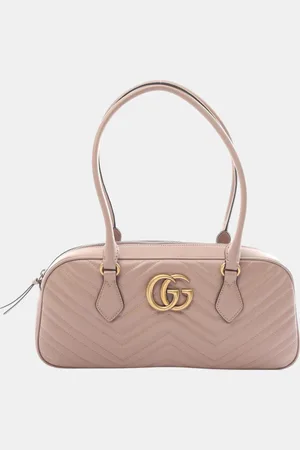 Gucci Leather GG Marmont Medium Tote Bag