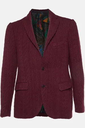 Etro Cable Knit Button Front Jacket L