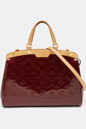 LOUIS VUITTON Amarante Monogram Vernis Brea MM Bag